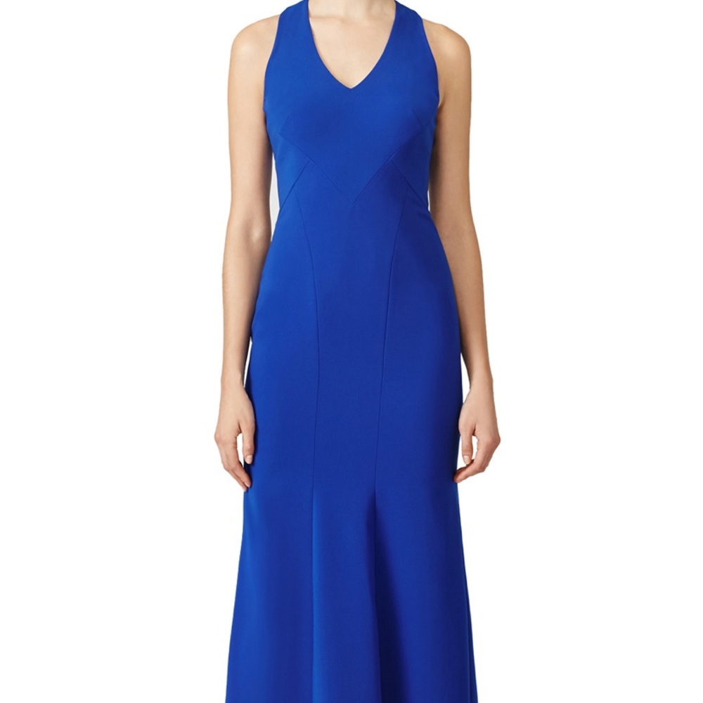 Theia smooth mermaid Gown